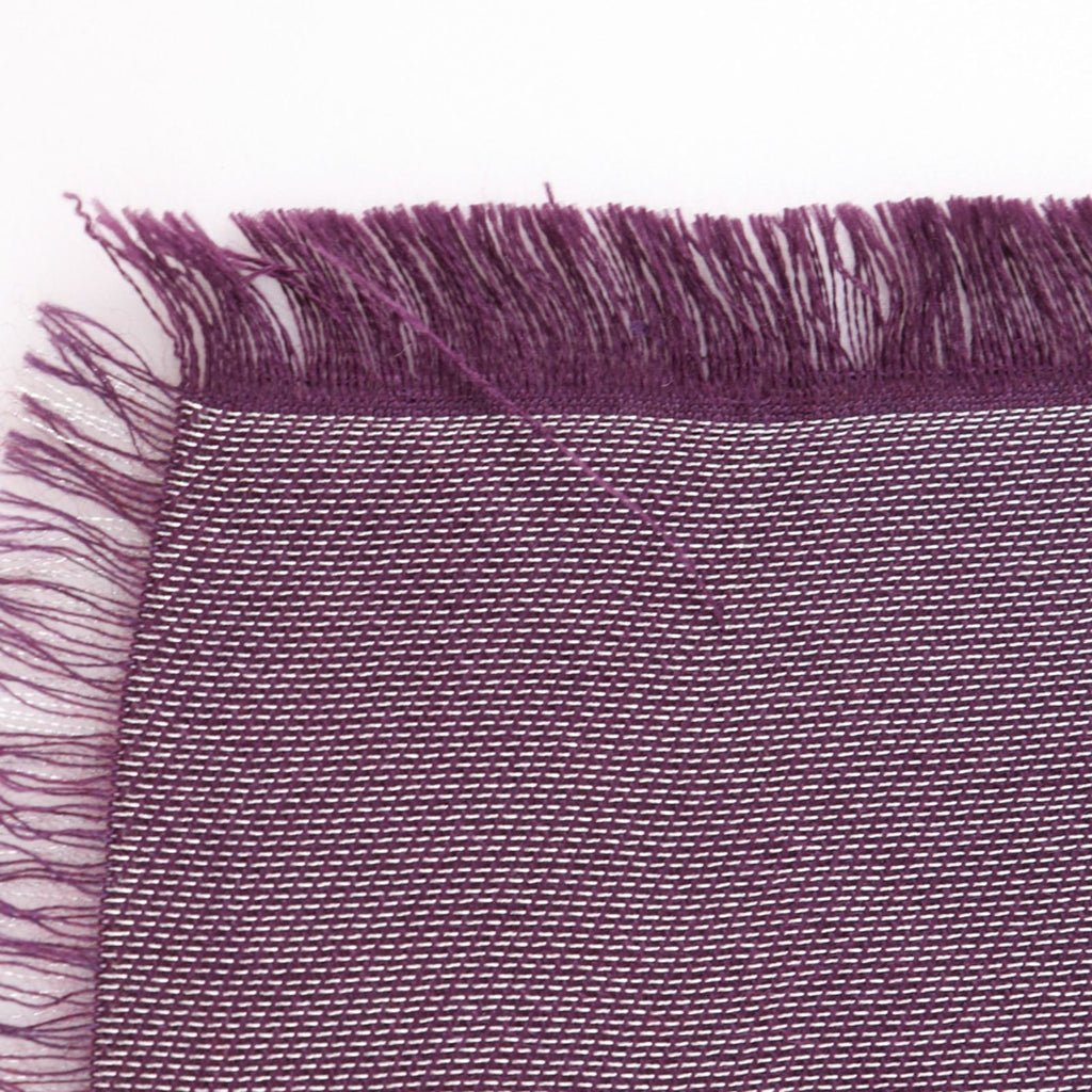 Louis Vuitton Monogram Shine Silk Purple Shawl Scarf — view 8