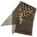Louis Vuitton Echarpe Monogram Scarf Shawl Leopard