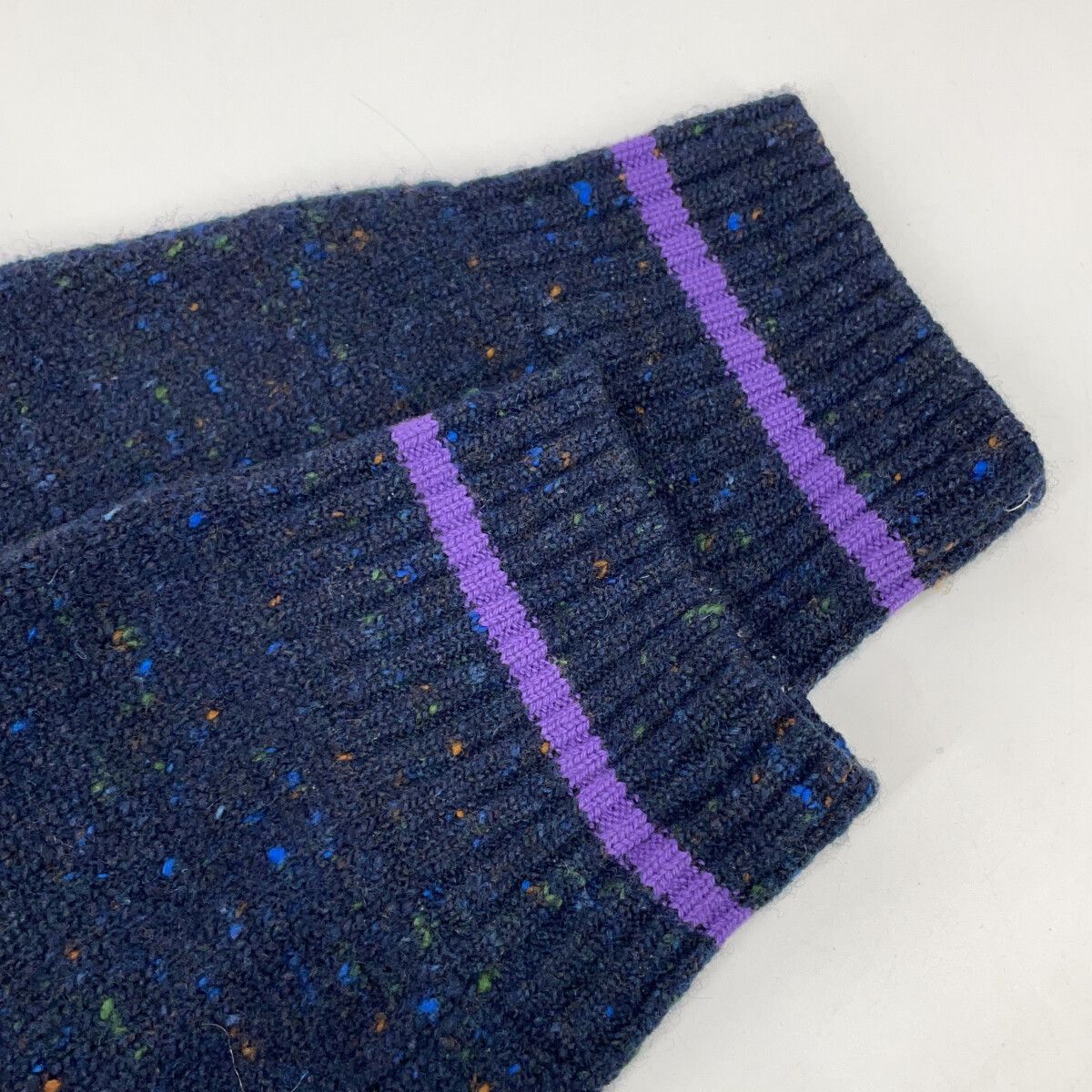 Hermes Navy Cashmere Blend Knit Sweater XS — view 7