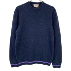 Hermes Navy Cashmere Blend Knit Sweater XS