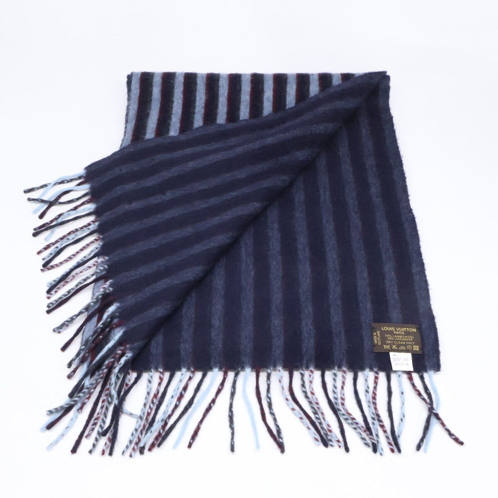 Louis Vuitton Lambswool Cashmere Striped Fringe — view 4