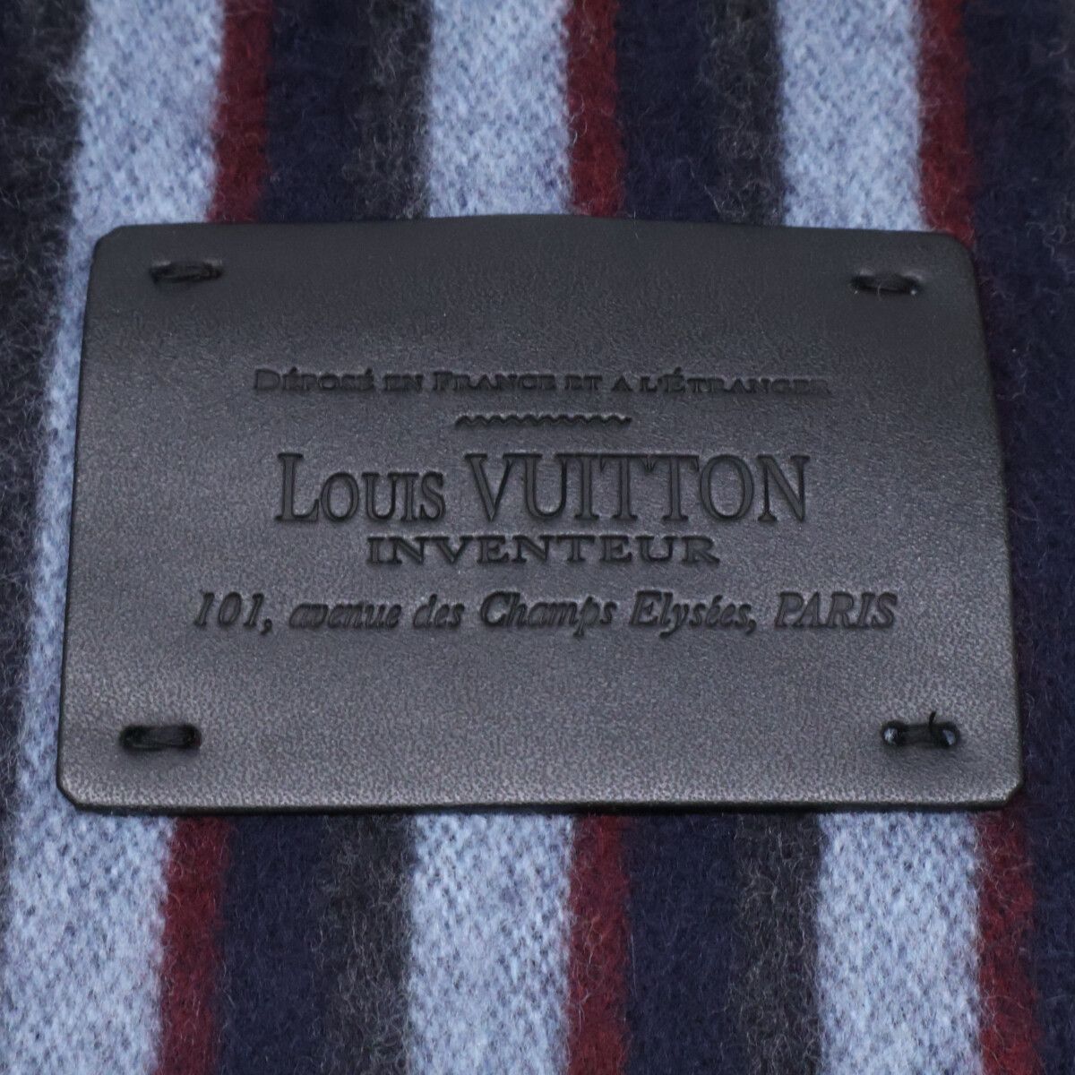 Louis Vuitton Lambswool Cashmere Striped Fringe — view 5
