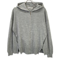Dior Gray CD Logo Wool Silk Hoodie 36