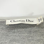 Dior Gray CD Logo Wool Silk Hoodie 36 — view 4