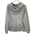 Dior Gray CD Logo Wool Silk Hoodie 36 — view 2