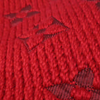 Louis Vuitton Echarpe Logo Mania Wool Silk Fringe — view 7