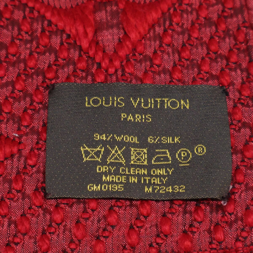 Louis Vuitton Echarpe Logo Mania Wool Silk Fringe — view 5
