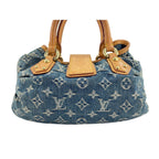 Louis Vuitton Handbag Monogram Denim Pleaty