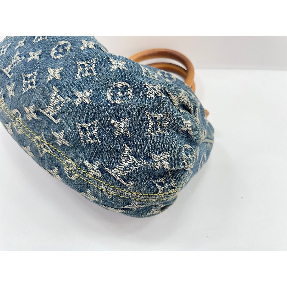 Louis Vuitton Handbag Monogram Denim Pleaty — view 7