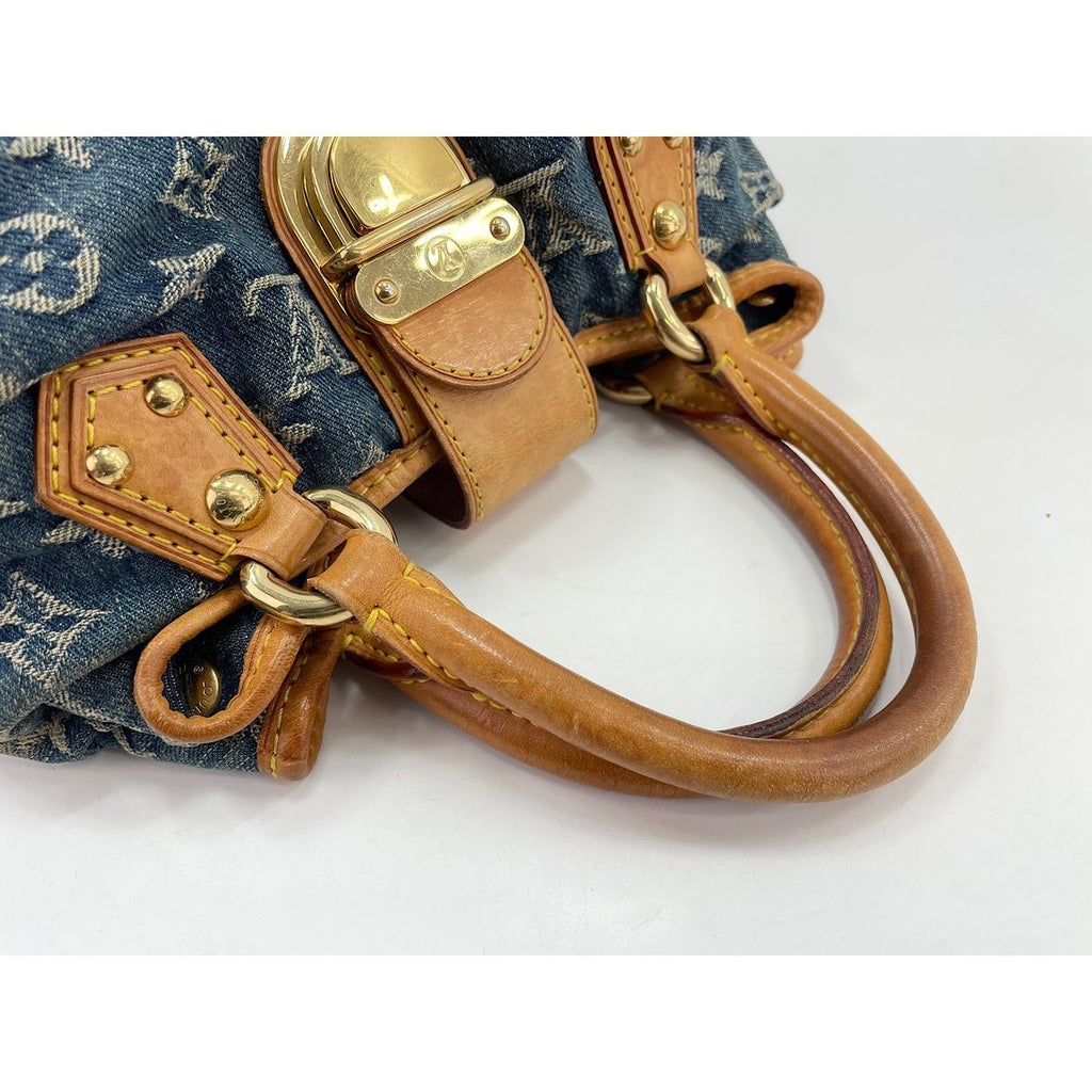 Louis Vuitton Handbag Monogram Denim Pleaty — view 8