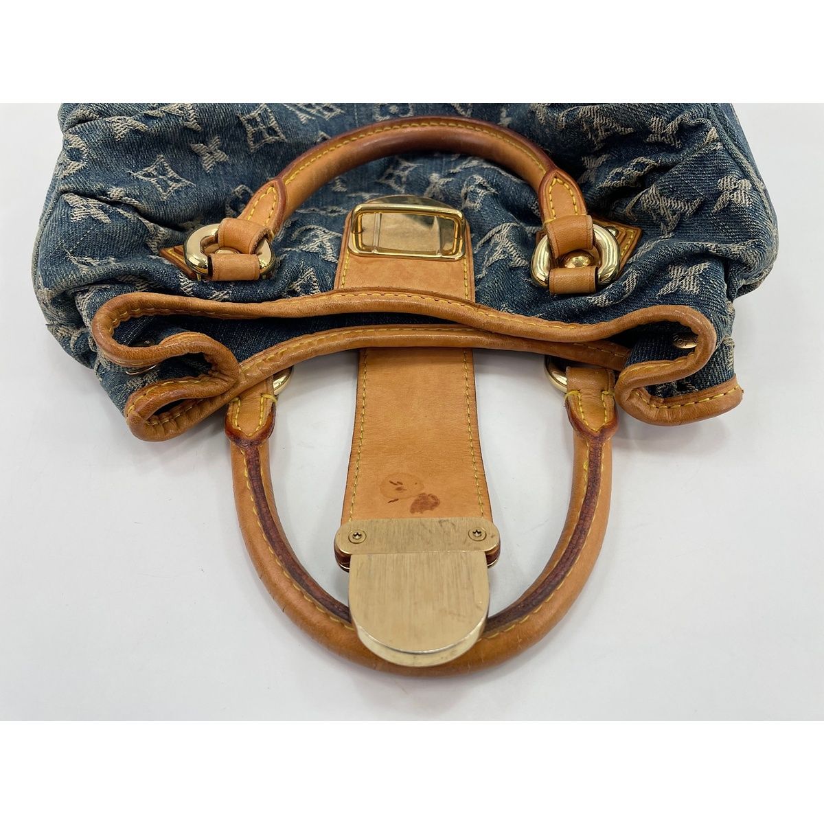 Louis Vuitton Handbag Monogram Denim Pleaty — view 9