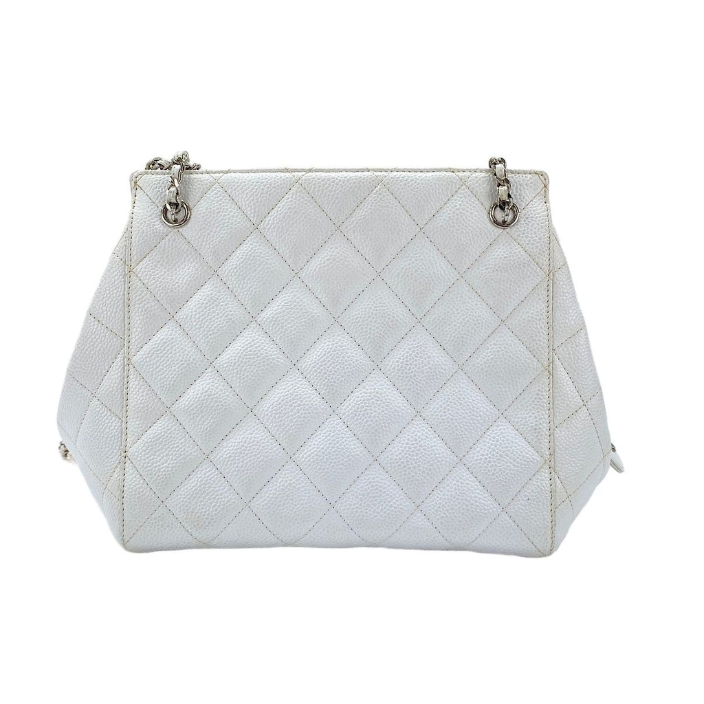 Chanel Shoulder Bag Caviar Leather Quilted