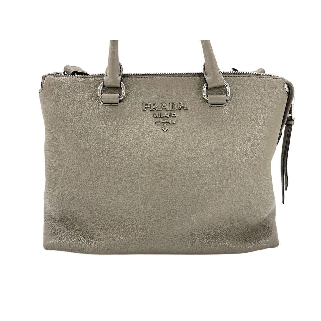 Prada Handbag Leather 2-Way