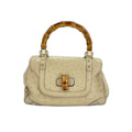 Gucci Handbag Bamboo Beige