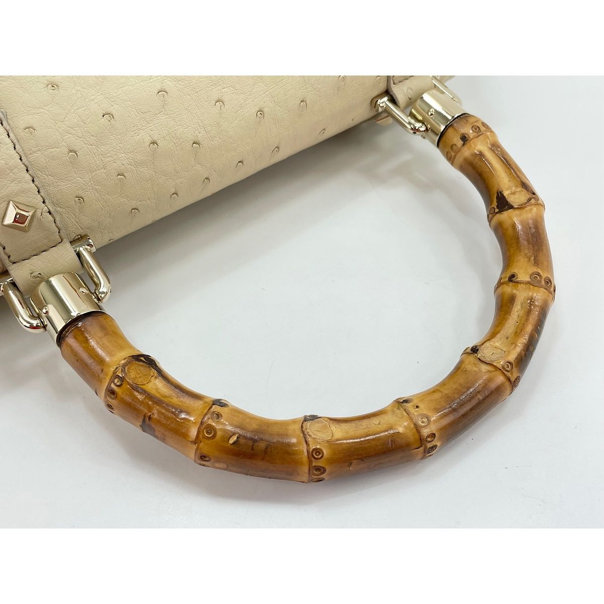 Gucci Handbag Bamboo Beige — view 9