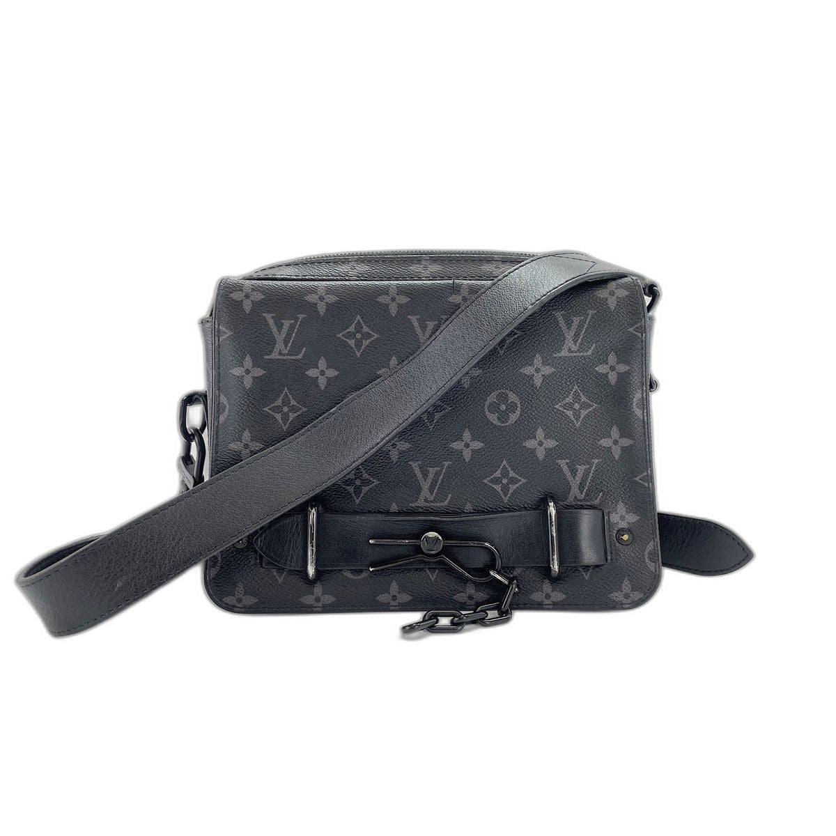 Louis Vuitton Shoulder Bag Monogram Eclipse Steamer