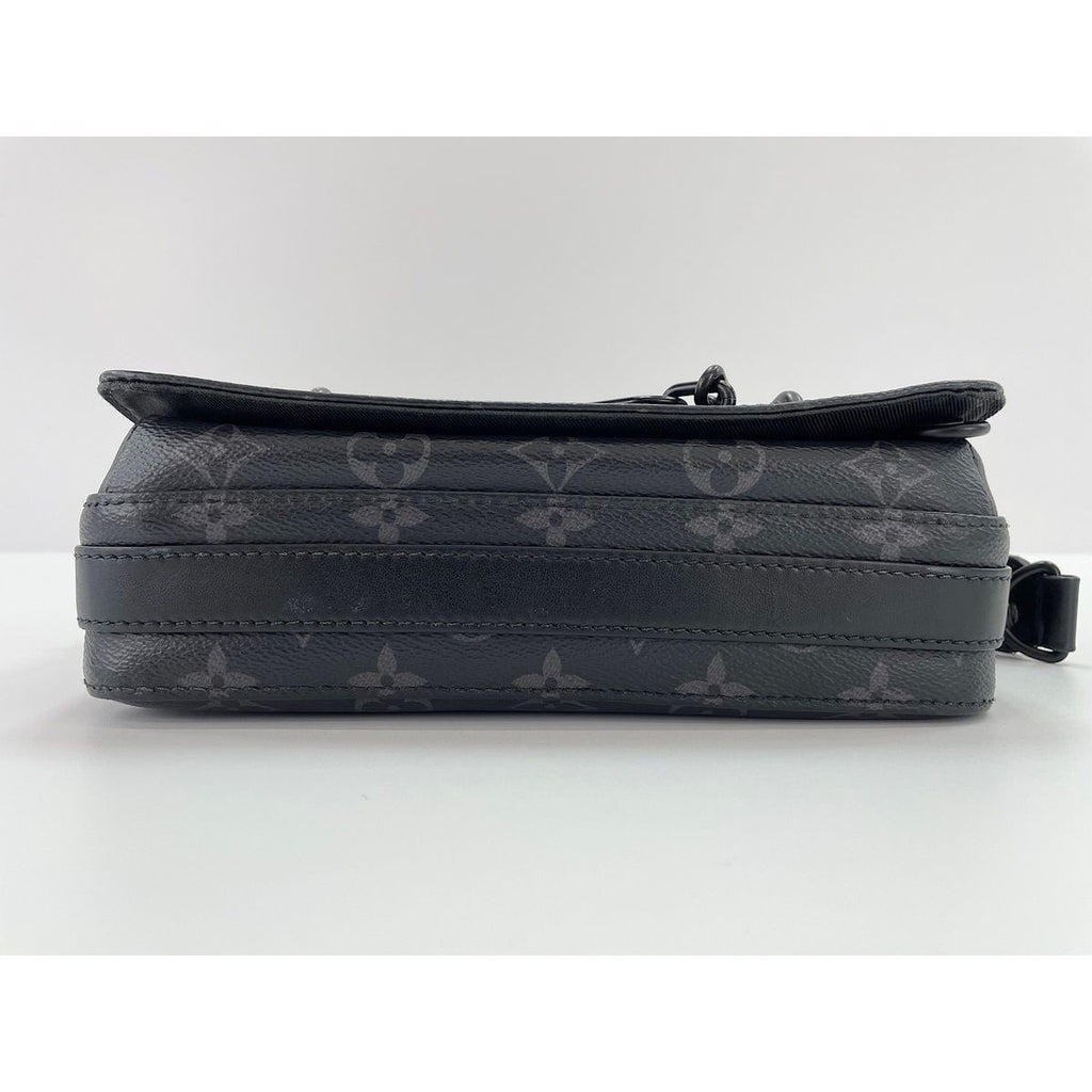 Louis Vuitton Shoulder Bag Monogram Eclipse Steamer — view 7