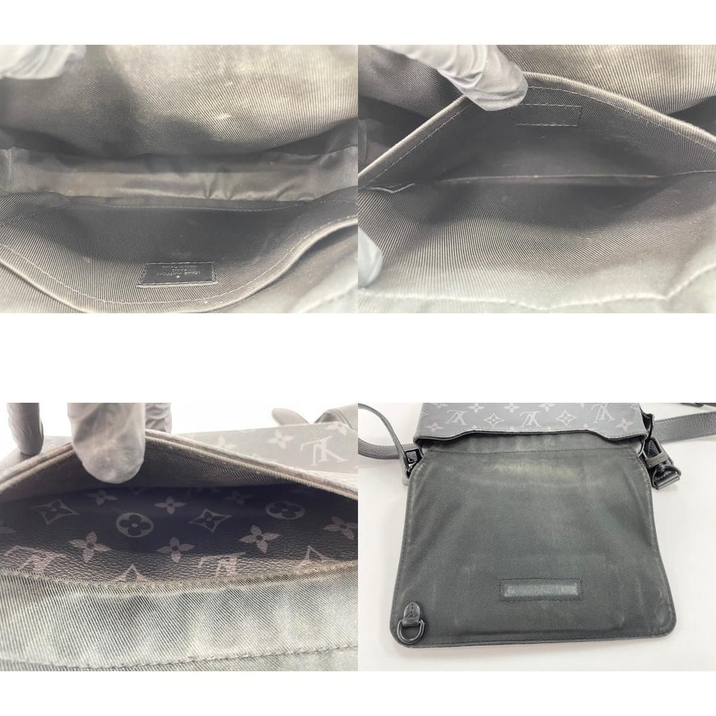 Louis Vuitton Shoulder Bag Monogram Eclipse Steamer — view 9