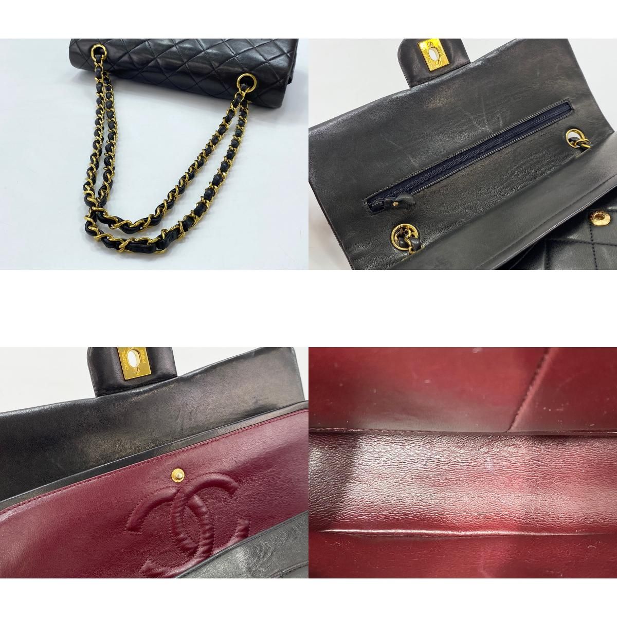 Chanel Shoulder Bag Lambskin Quilted 25 — view 9