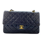 Chanel Shoulder Bag Lambskin Quilted 25