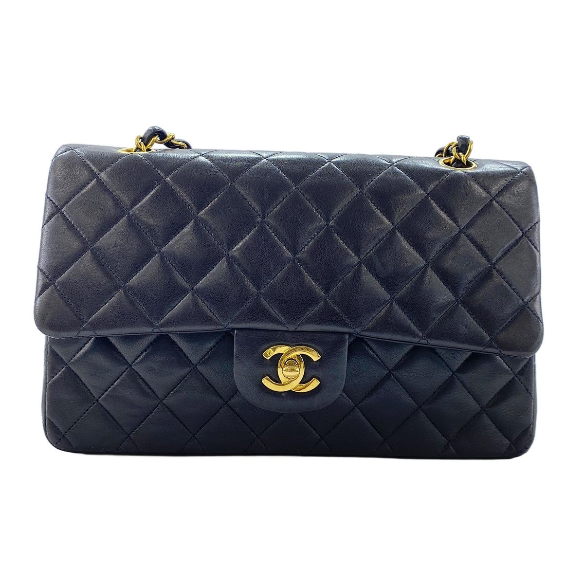 Chanel Shoulder Bag Lambskin Quilted 25