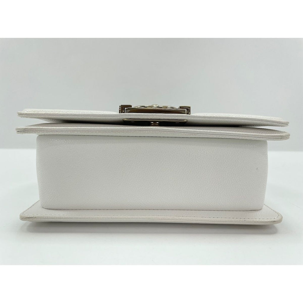 Chanel Shoulder Bag Caviar Leather Boy Small — view 8