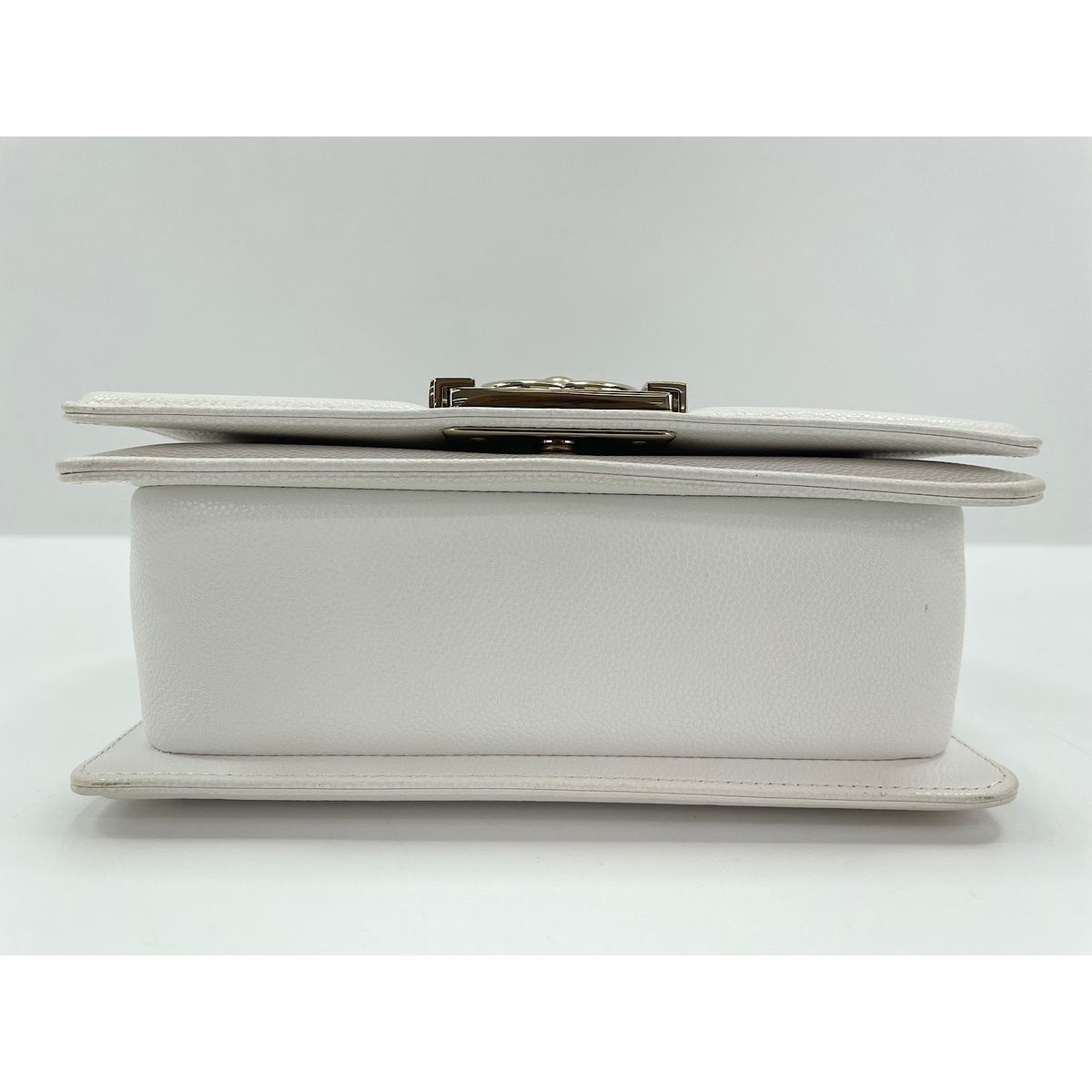 Chanel Shoulder Bag Caviar Leather Boy Small — view 8