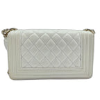 Chanel Shoulder Bag Caviar Leather Boy Small — view 3