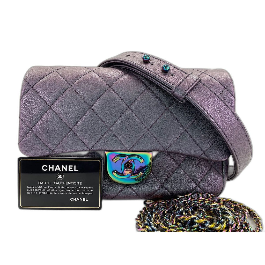 Chanel Shoulder Bag Leather Quilted