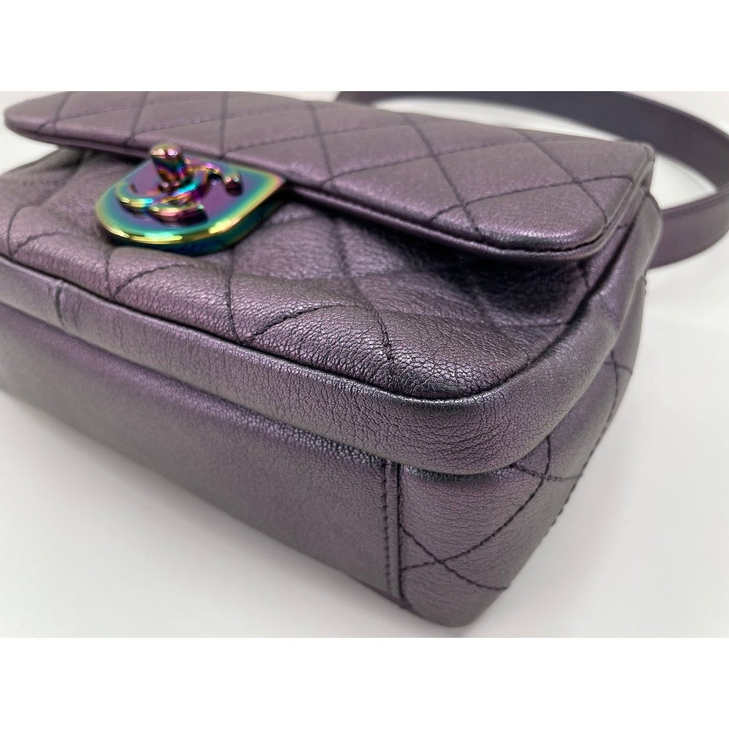 Chanel Shoulder Bag Leather Quilted — view 7