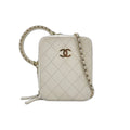 Chanel Handbag Calfskin 2-Way Quilted