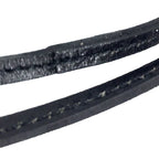 Hermes Lanier Leather Necklace Black — view 3