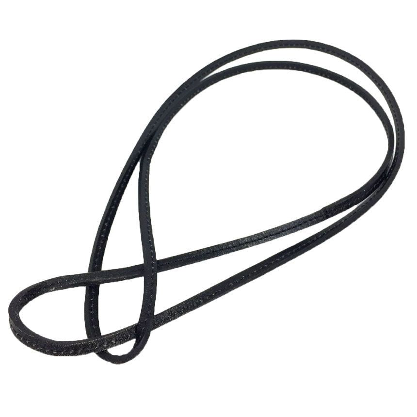 Hermes Lanier Leather Necklace Black