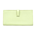 Hermes Wallet Bearn Souffle Verso Veau Epsom Vert Fizz Yucca Silver — view 9