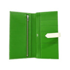 Hermes Wallet Bearn Souffle Verso Veau Epsom Vert Fizz Yucca Silver — view 4