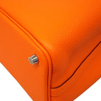 Hermes Handbag Picotin Lock Eclat PM Taurillon Clemence Swift Orange Minyan — view 6