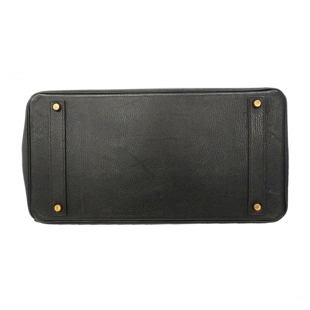 Hermes Handbag Birkin 40 Ardennes Black Gold — view 3