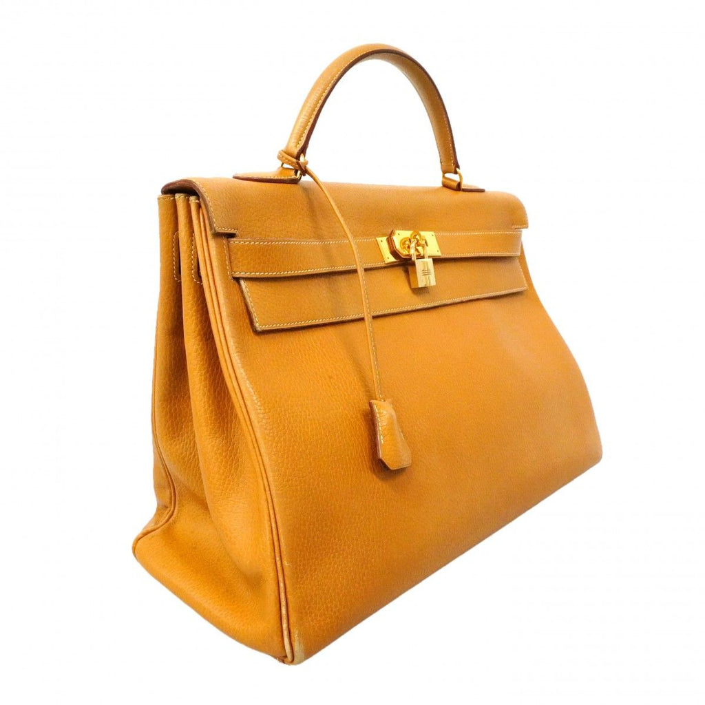 Hermes Handbag Kelly 40 Ardennes Natural Gold — view 2