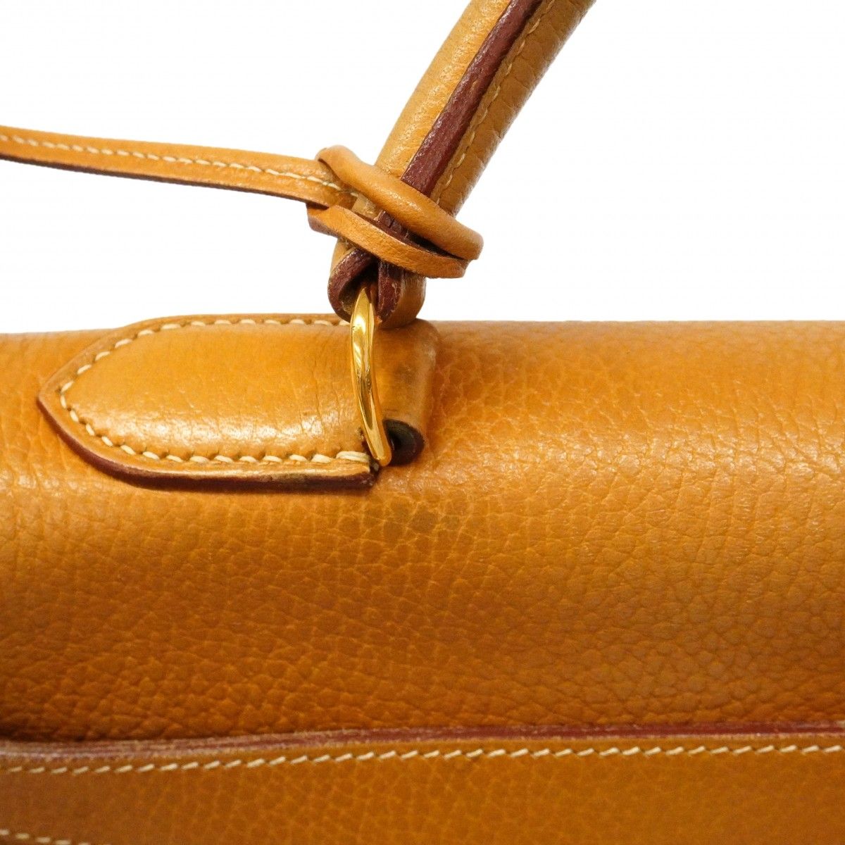 Hermes Handbag Kelly 40 Ardennes Natural Gold — view 9