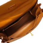Hermes Handbag Kelly 40 Ardennes Natural Gold — view 4