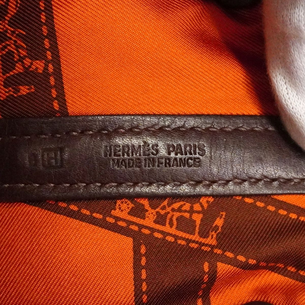 Hermes Tote Garden TPM Swift Havana Silver — view 5