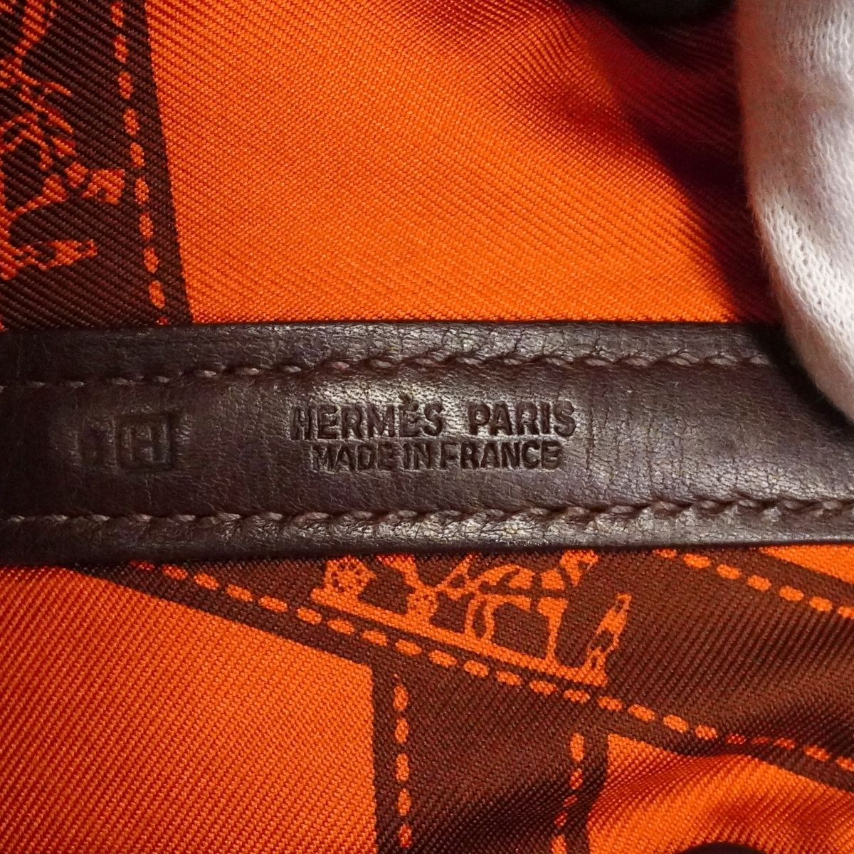 Hermes Tote Garden TPM Swift Havana Silver — view 5
