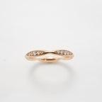 Chanel Ring Camellia 18k Pink Gold Diamond — view 2