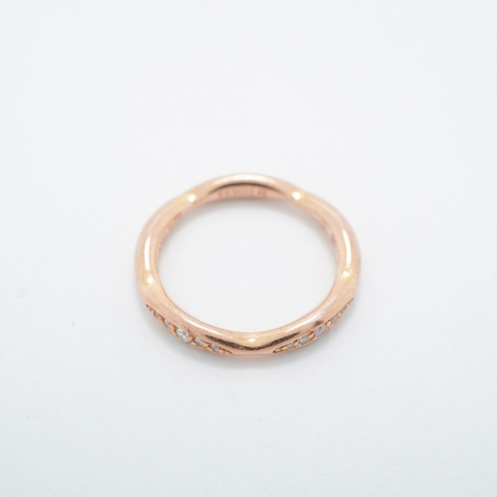 Chanel Ring Camellia 18k Pink Gold Diamond — view 3