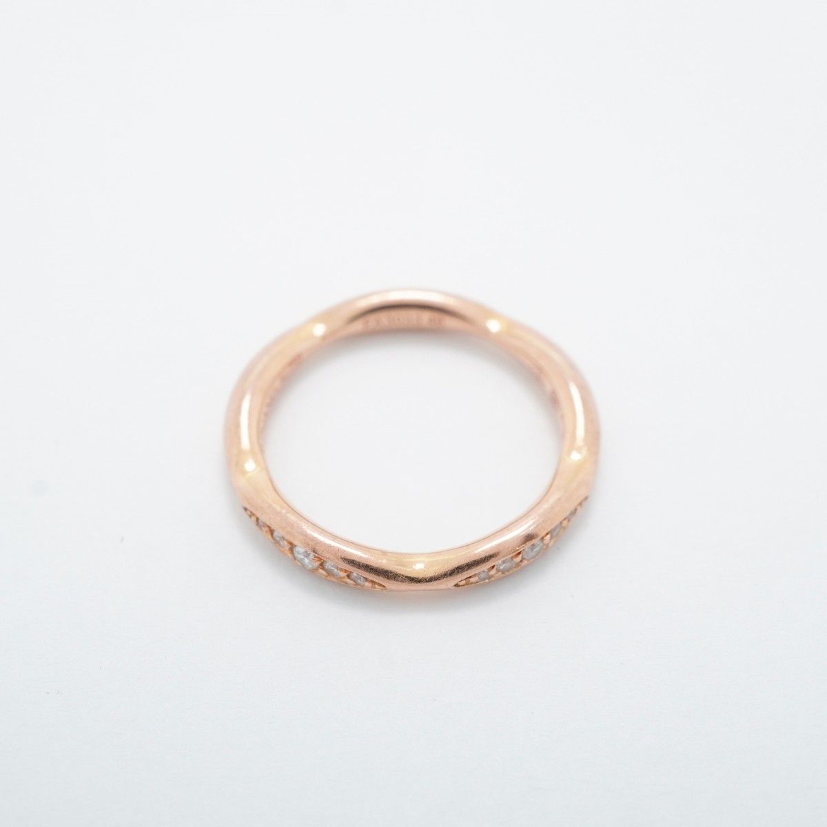 Chanel Ring Camellia 18k Pink Gold Diamond — view 3
