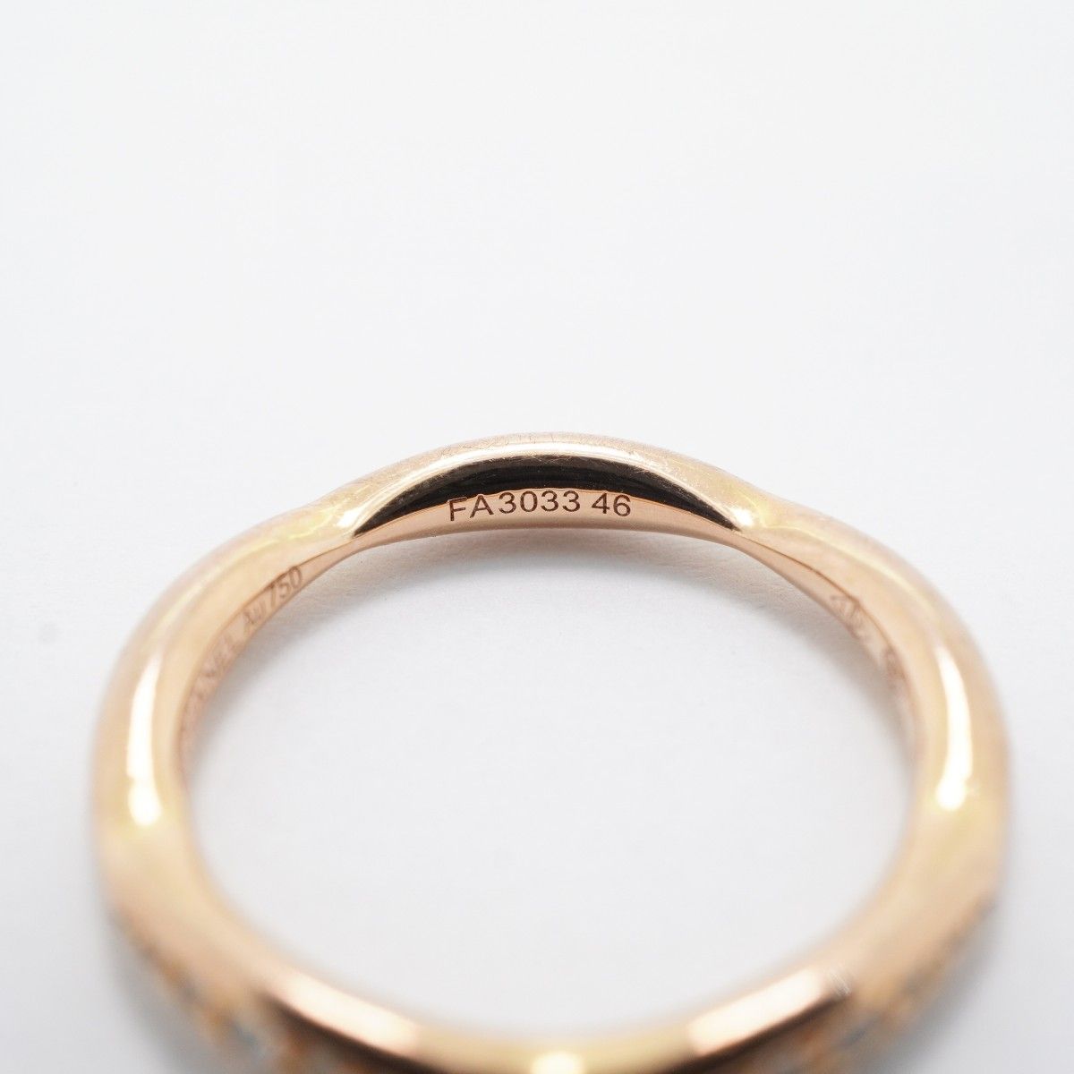 Chanel Ring Camellia 18k Pink Gold Diamond — view 5