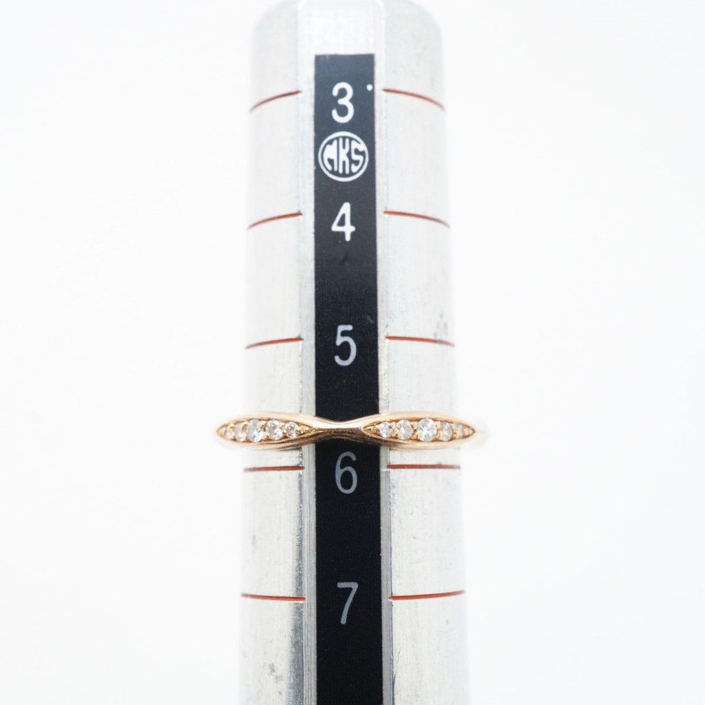 Chanel Ring Camellia 18k Pink Gold Diamond — view 7