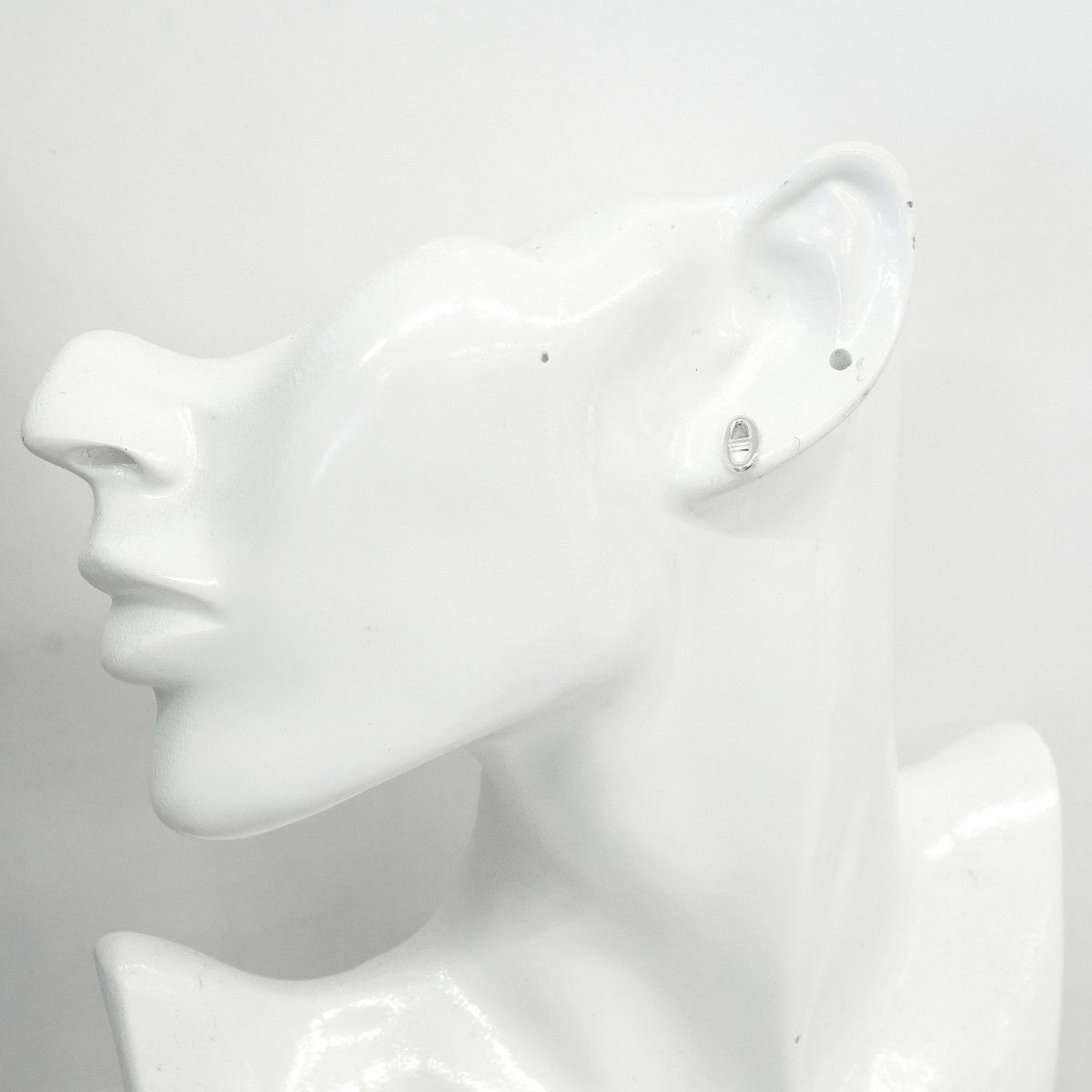 Hermes Earrings Chaine D'ancre TPM Silver — view 7