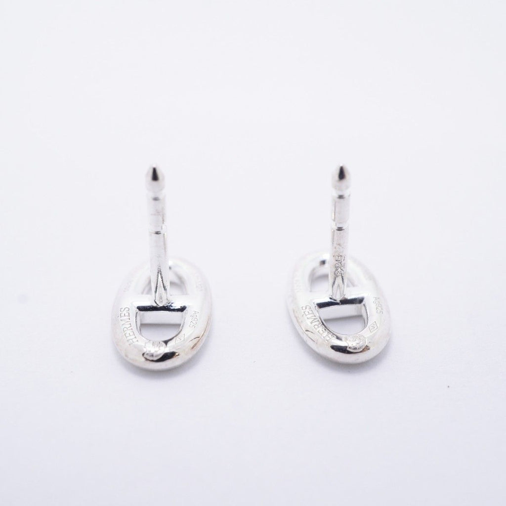 Hermes Earrings Chaine D'ancre TPM Silver — view 3