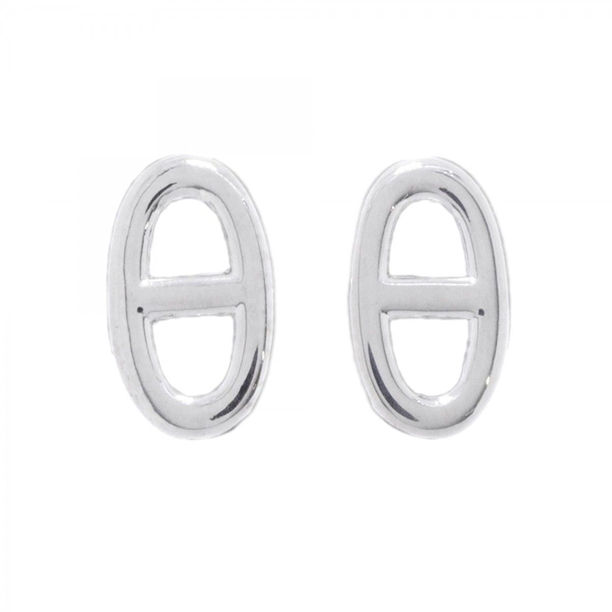 Hermes Earrings Chaine D'ancre TPM Silver